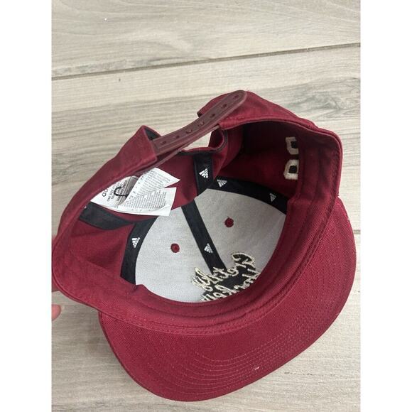 Adidas Gretzky Hockey School Snapback Red Hat 99 Embroidered - Picture 2 of 2